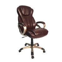 Oversized Brown Executive Chair