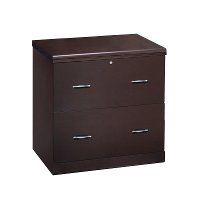 Espresso Brown Lateral 2-Drawer File Cabinet