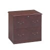 Cherry Brown Lateral 2 Drawer File Cabinet