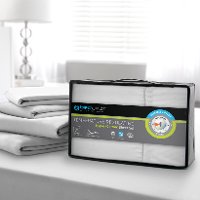 BGS21AWFK Bedgear White Hyper Cotton King Bed Sheets-5