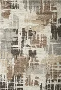 Granada 8 x 11 Brown, Ivory, and Gray Area Rug