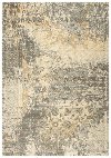 8 x 10 Large Gray, Beige & Gold Area Rug - Gossamer