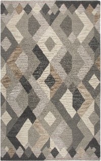 5 x 8 Medium Brown Area Rug - Idyllic