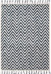 5 x 8 Medium White and Navy Blue Rug - Lily-3