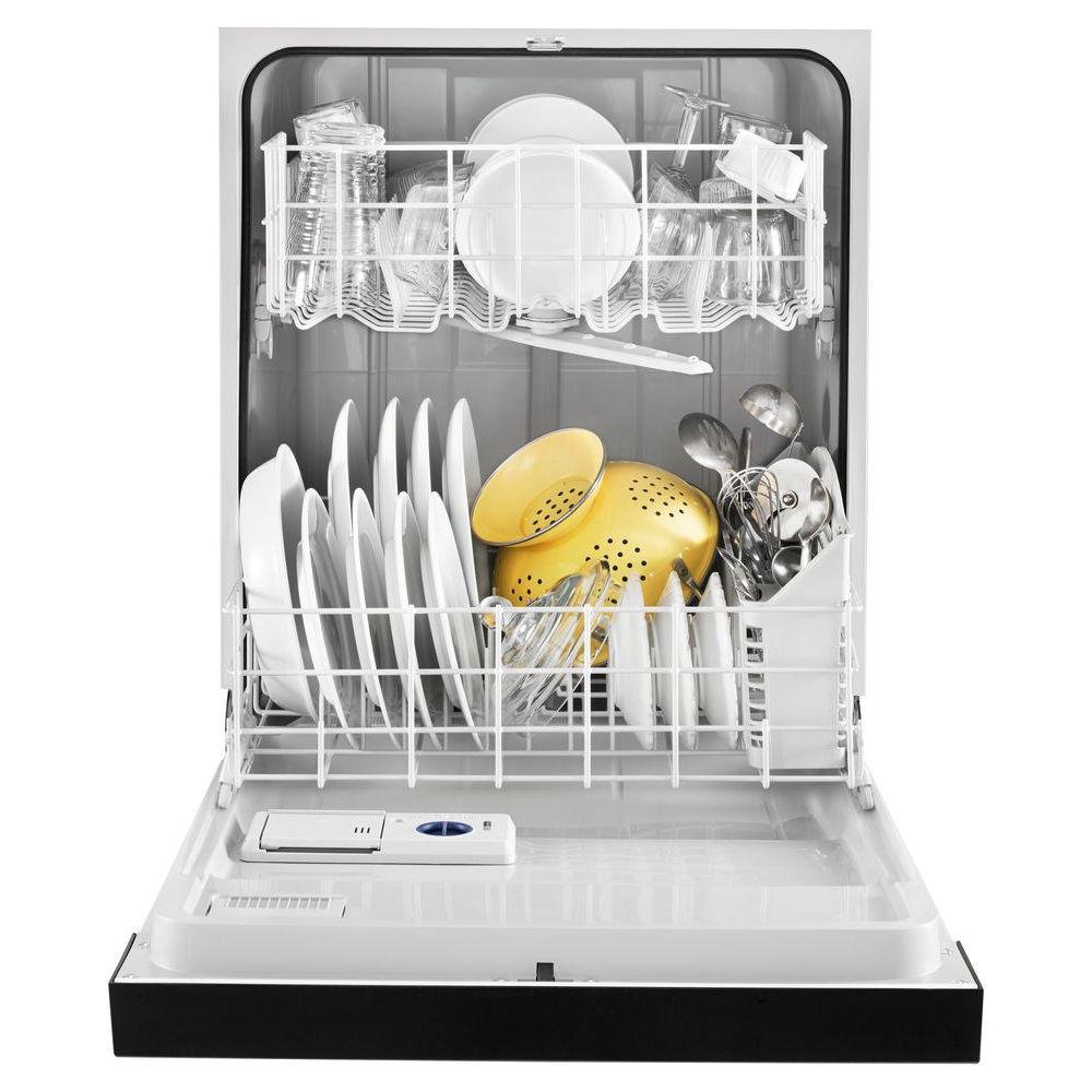WDF330PAHB Whirlpool Dishwasher with 1 Hour Wash Cycle - 24 Inch Black-2
