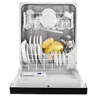 WDF330PAHB Whirlpool Dishwasher with 1 Hour Wash Cycle - 24 Inch Black-2