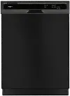 WDF330PAHB Whirlpool Front Control Dishwasher - Black