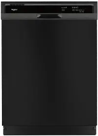 WDF330PAHB Whirlpool Front Control Dishwasher - Black