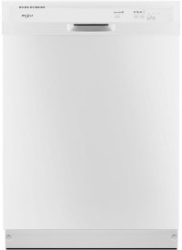 WDF330PAHW Whirlpool Dishwasher with Recessed Handle - White