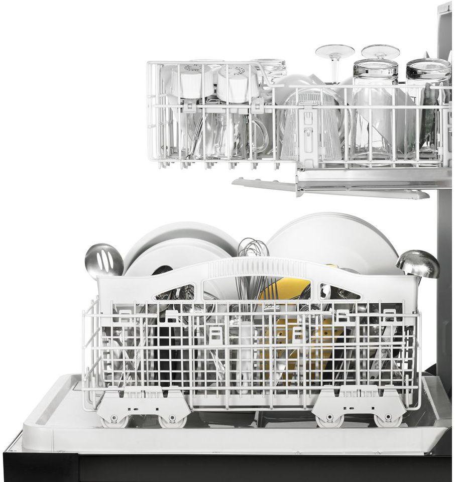 WDF330PAHW Whirlpool Dishwasher with Recessed Handle - White-2