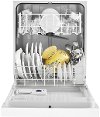 WDF330PAHW Whirlpool Dishwasher with Recessed Handle - White-4
