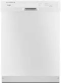 WDF330PAHW Whirlpool Front Control Dishwasher - White