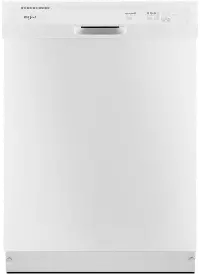 WDF330PAHW Whirlpool Front Control Dishwasher - White