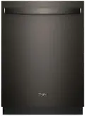 WDT970SAHV Whirlpool Dishwasher with Third Level Rack - Black Stainless Steel