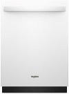 WDT970SAHW Whirlpool White Stainless Steel Tub Dishwasher with Third Level Rack