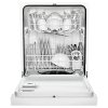 WDF120PAFW Whirlpool White Front Control Dishwasher in White with the 1-Hour Wash Cycle-1