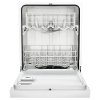 WDF120PAFW Whirlpool White Front Control Dishwasher in White with the 1-Hour Wash Cycle-5