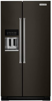 KRSC503EBS KitchenAid Side-by-Side Refrigerator - 36 Inch Counter-depth - Black Stainless Steel