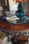D329-13 Traditional Round Drum Counter Table - Glambrey-2