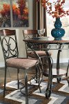 D329-13 Traditional Round Drum Counter Table - Glambrey-3