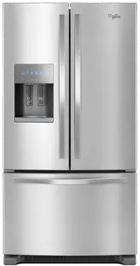 WRF555SDFZ Whirlpool 24.7 cu ft French Door Refrigerator - Stainless Steel
