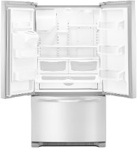 WRF555SDFZ Whirlpool 36 Inch Smudge Proof French Door Refrigerator - 24.7 cu. ft., Stainless Steel-2