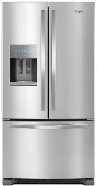 WRF555SDFZ Whirlpool 36 Inch Wide Smudge-proof French Door Refrigerator - Stainless Steel