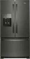WRF555SDHV Whirlpool 24.7 cu ft French Door Refrigerator - Black Stainless Steel