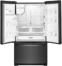 WRF555SDHV Whirlpool 36 Inch Smudge Proof French Door Refrigerator - 24.7 cu. ft., Black Stainless Steel-3