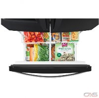 WRF555SDHV Whirlpool 36 Inch Smudge Proof French Door Refrigerator - 24.7 cu. ft., Black Stainless Steel-5