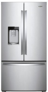 WRF954CIHM Whirlpool 36 Inch French Door Refrigerator Counter Depth - Stainless Steel