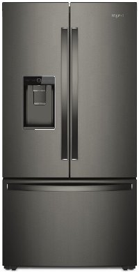 WRF954CIHV Whirlpool 36 Inch French Door Refrigerator Counter Depth - Black Stainless Steel