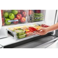 WRF954CIHB Whirlpool 23.8 cu. ft. French Door Refrigerator - 36 Inch Black-8