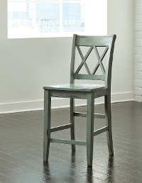 Casual Counter Height Stool (Set of 2) - Mestler