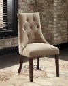 Set of 2 Casual Upholstered Dining Chairs - Mestler
