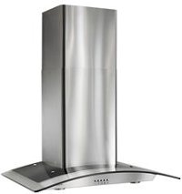 B5636SS Broan 36 Inch Stainless Steel Glass Chimney Hood