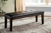Large Upholstered Dining Bench - Haddigan