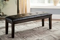 Large Upholstered Dining Bench - Haddigan
