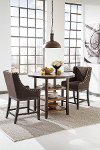 Casual Upholstered Counter Height Stool (Set of 2) - Moriann
