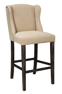 D608SDH Casual Upholstered Bar Stools (Set of 2) - Moriann