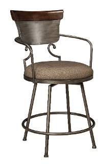 Casual Upholstered Counter Height Stool - Moriann-2