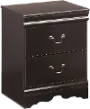 Huey Vineyard Black Nightstand
