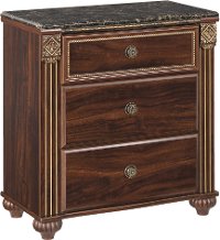 B347-92 Two Drawer Night Stand - Gabriela