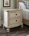 Casual Two Drawer Night Stand - Demarlos