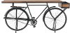 Brown and Black Bicycle Counter Height Dining Table
