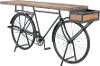 Brown and Black Bicycle Counter Height Dining Table-2