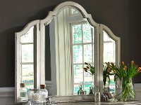 Magnolia Manor Antique White Traditional Vanity Mirror