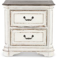 Antique White Traditional Nightstand - Magnolia Manor