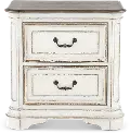 244-BR61 Magnolia Manor Antique White Nightstand