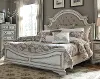Magnolia Manor Traditional Antique White Queen Bed